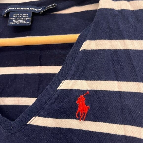 2/40$ Polo Ralph Lauren Xs Nautical White And Bleu - Picture 3 of 6